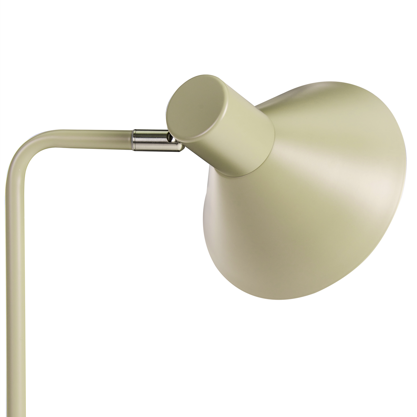 Floor Lamp 154cm Green Metal Adjustable Cone Shade Switch