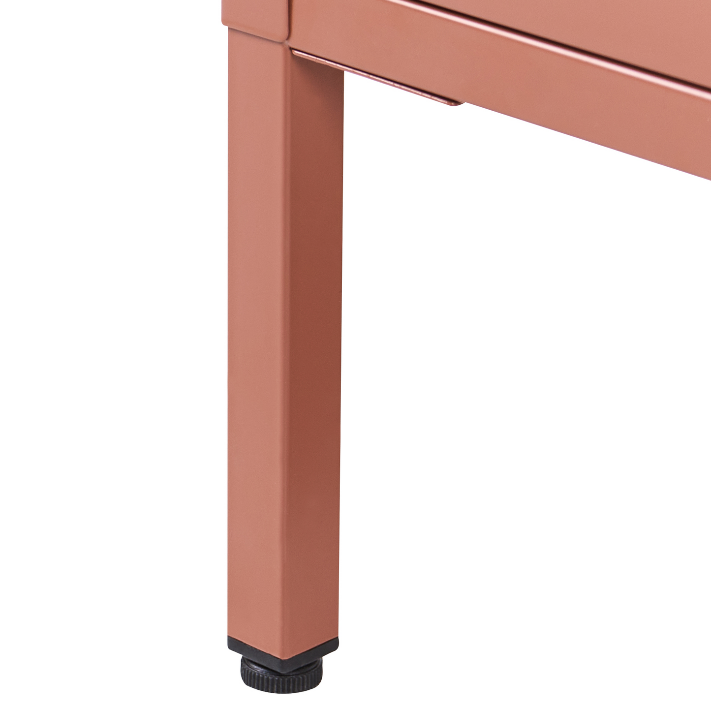 2 Door Storage Cabinet Golden Brown Steel Office 4 Shelves