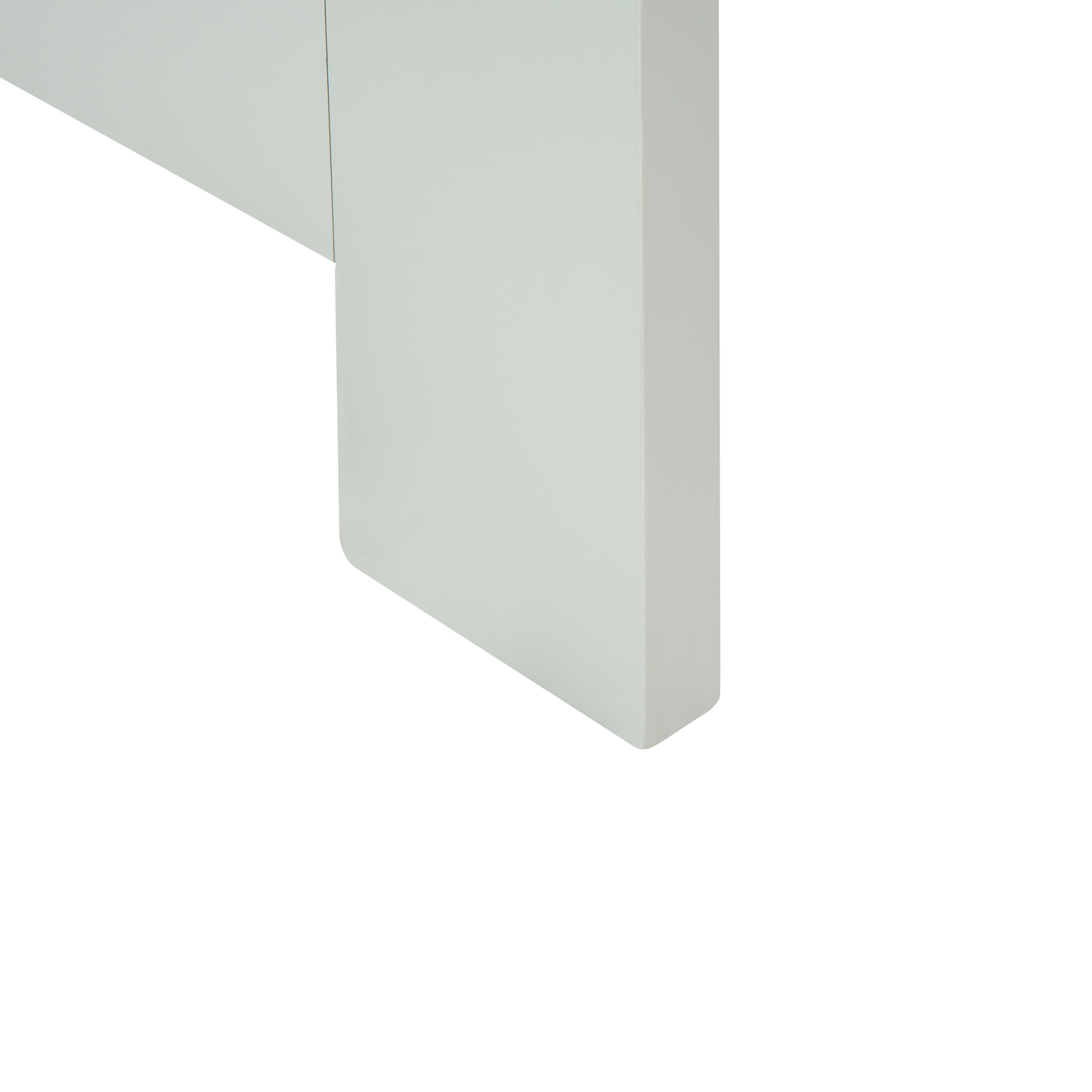 Home Desk Light Green Particle Board Drawer Storage 111 x 60