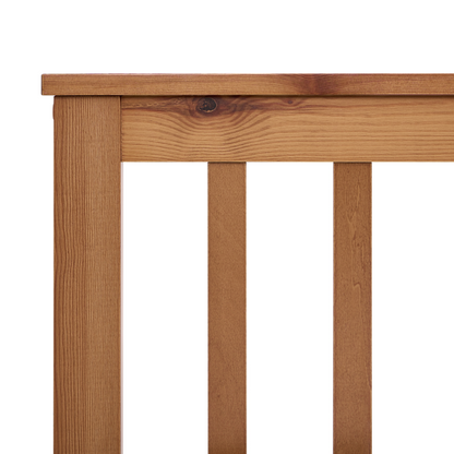 Pinecraft Bed Frame Brown Pine Wood EU 4ft Small Double Minimalist