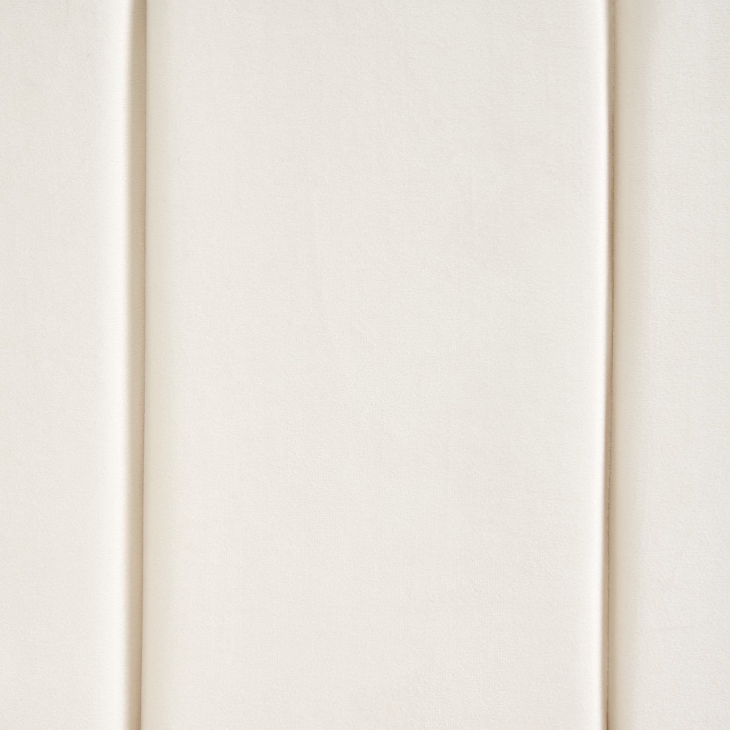 3Ft Bed Off White Velvet Quilted Slatted Wood Legs