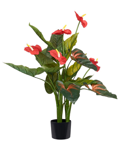 Anthurium Artificial Potted Plant 95cm Green Lifelike