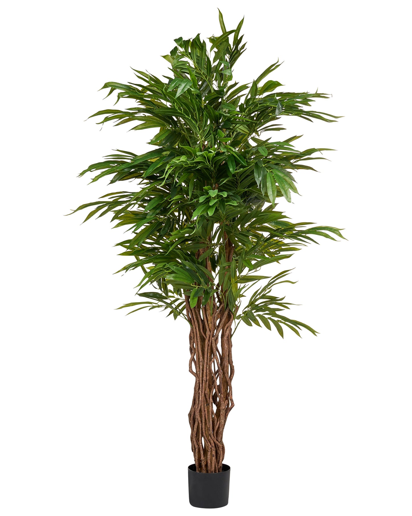 Home Studio Artificial Potted Indoor Tree 180cm Realistic Green Leaves