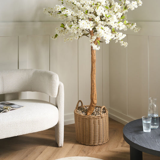 180cm White Artificial Cherry Blossom Tree Indoor Decor