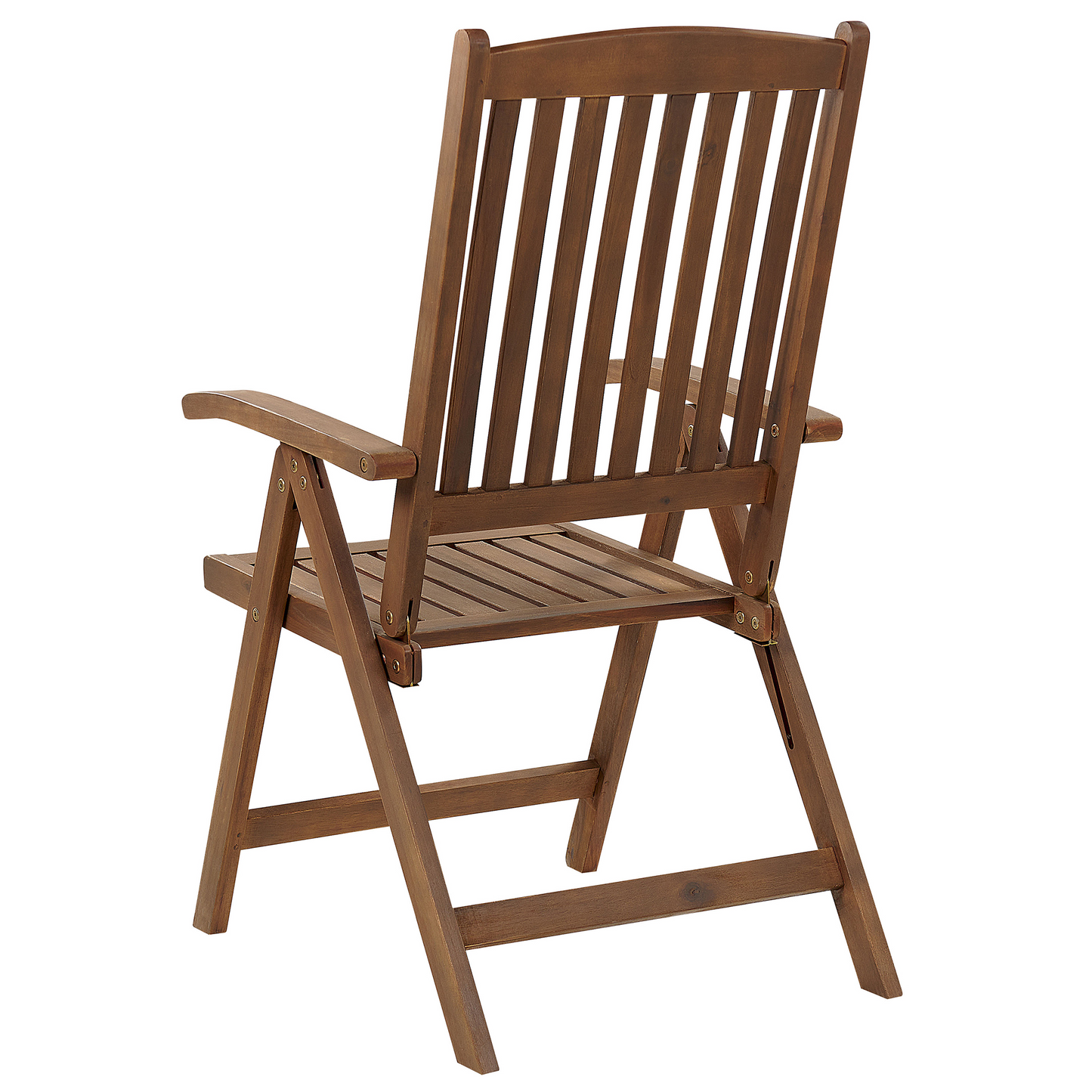 Garden Oasis Acacia Bistro Set With Blue Cushions Folding 2 Chairs