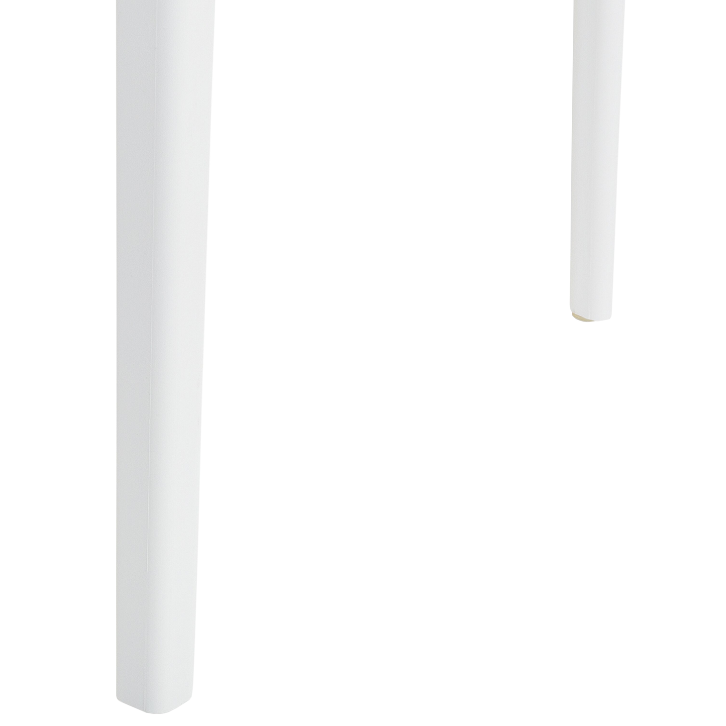 White Indoor Outdoor Stackable Slatted Back Dining Chair