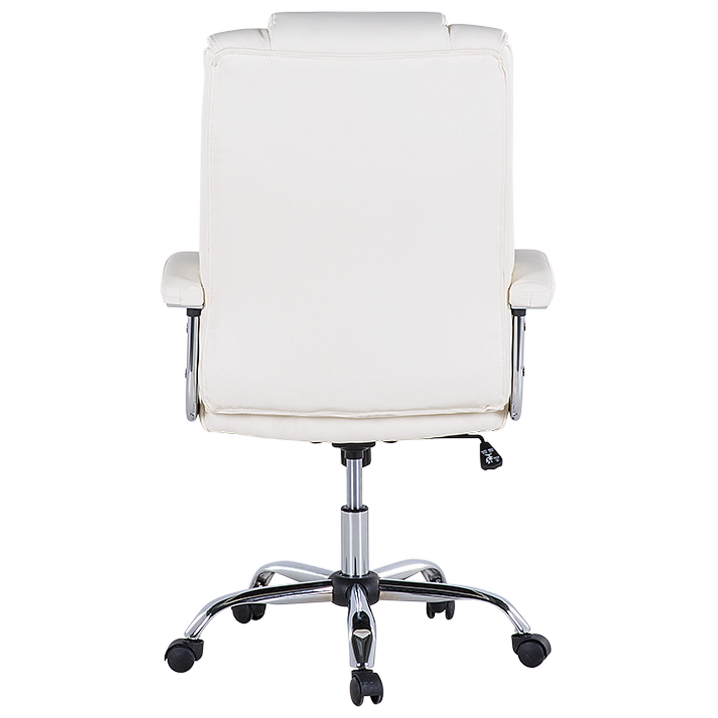 Office Executive Chair Light Beige Faux Leather