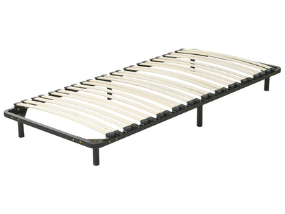 Freestanding Bed Base EU Single 3ft Solid Wood Slats With Stable Metal Frame