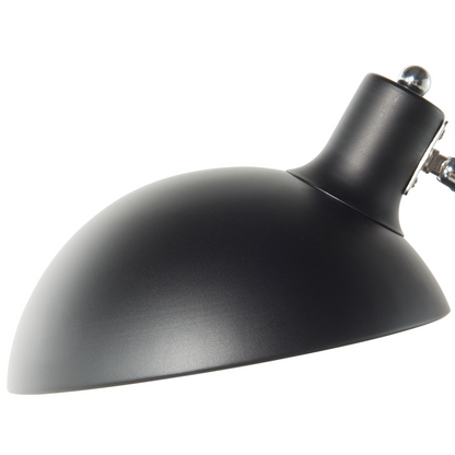 Desk Lamp Black Metal 80cm Adjustable Arm Table Lamp