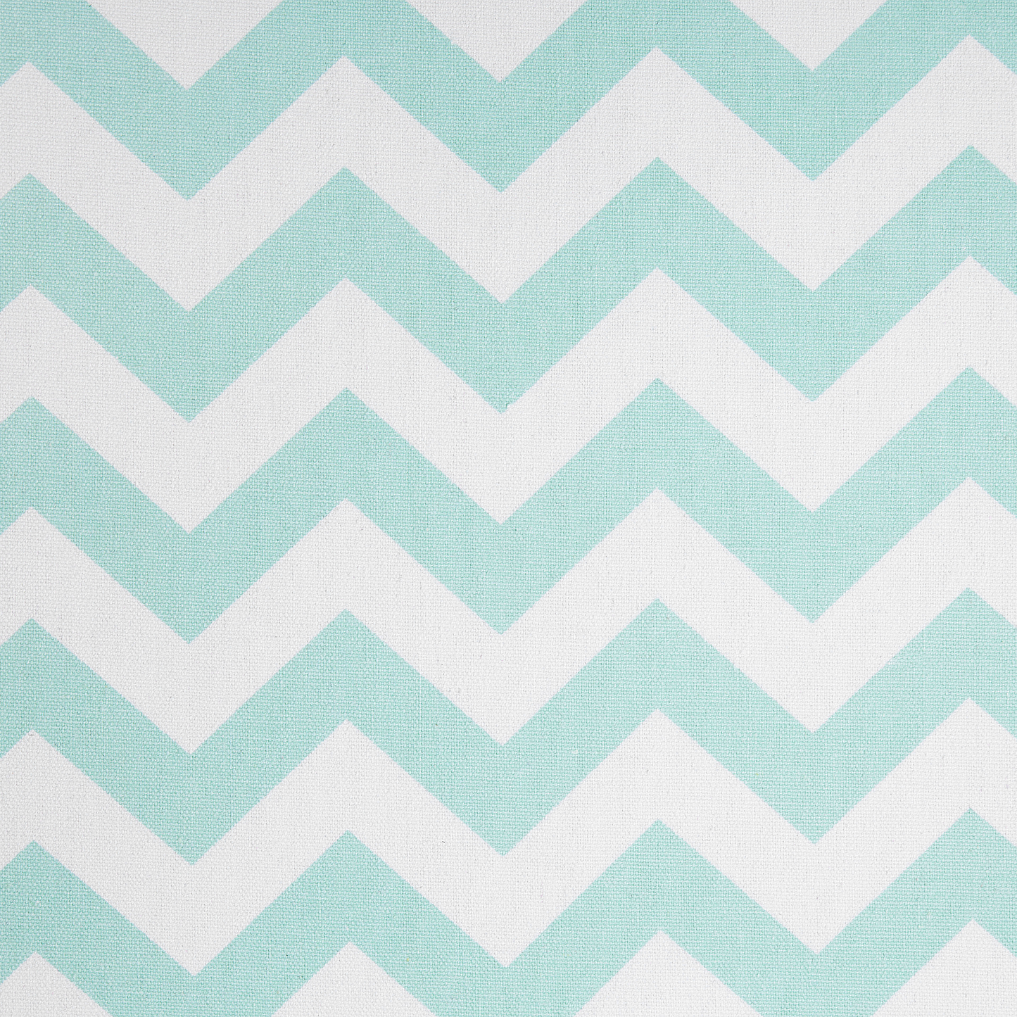 Mint Green Cotton Footstool With Wooden Legs Oriental Pattern Scandinavian Style