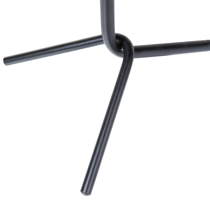 Table Lamp Black Orange Metal Tripod Base 42H Cm