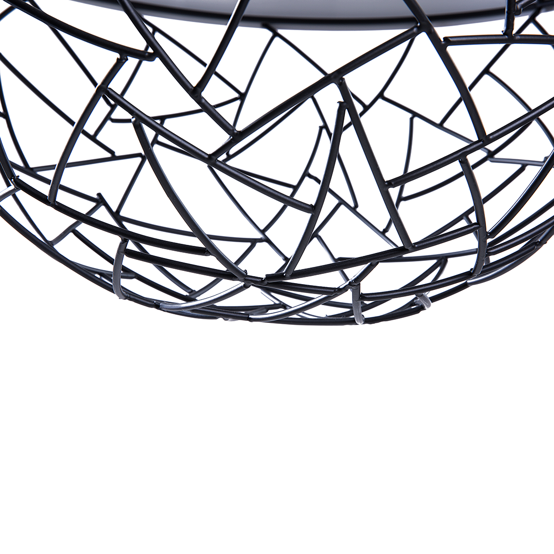 Lighting 1 Light Globe Pendant Copper Lamp Framework Modern With Glossy Copper Top And Black Openwork