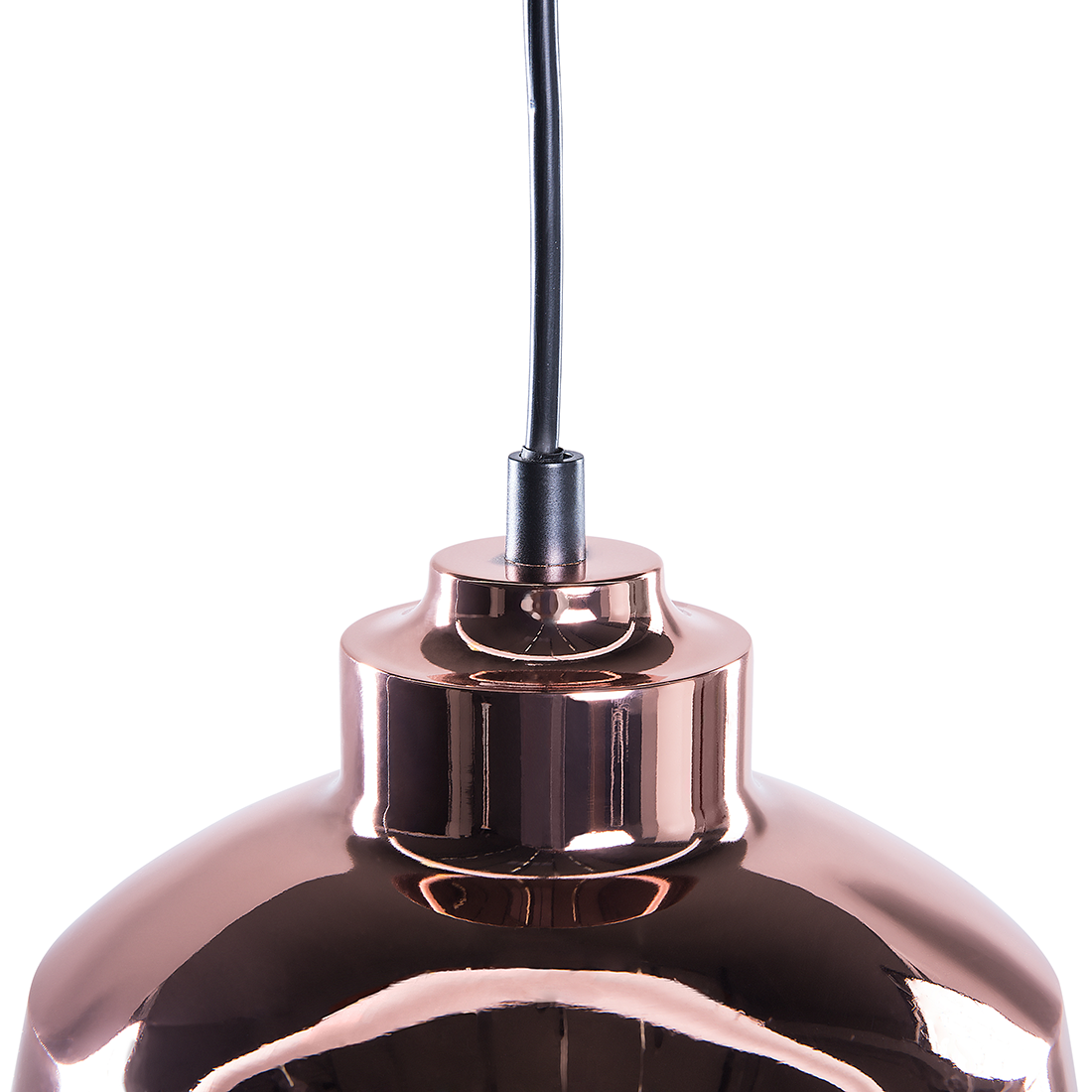 1 Light Pendant Ceiling Lamp Copper Industrial