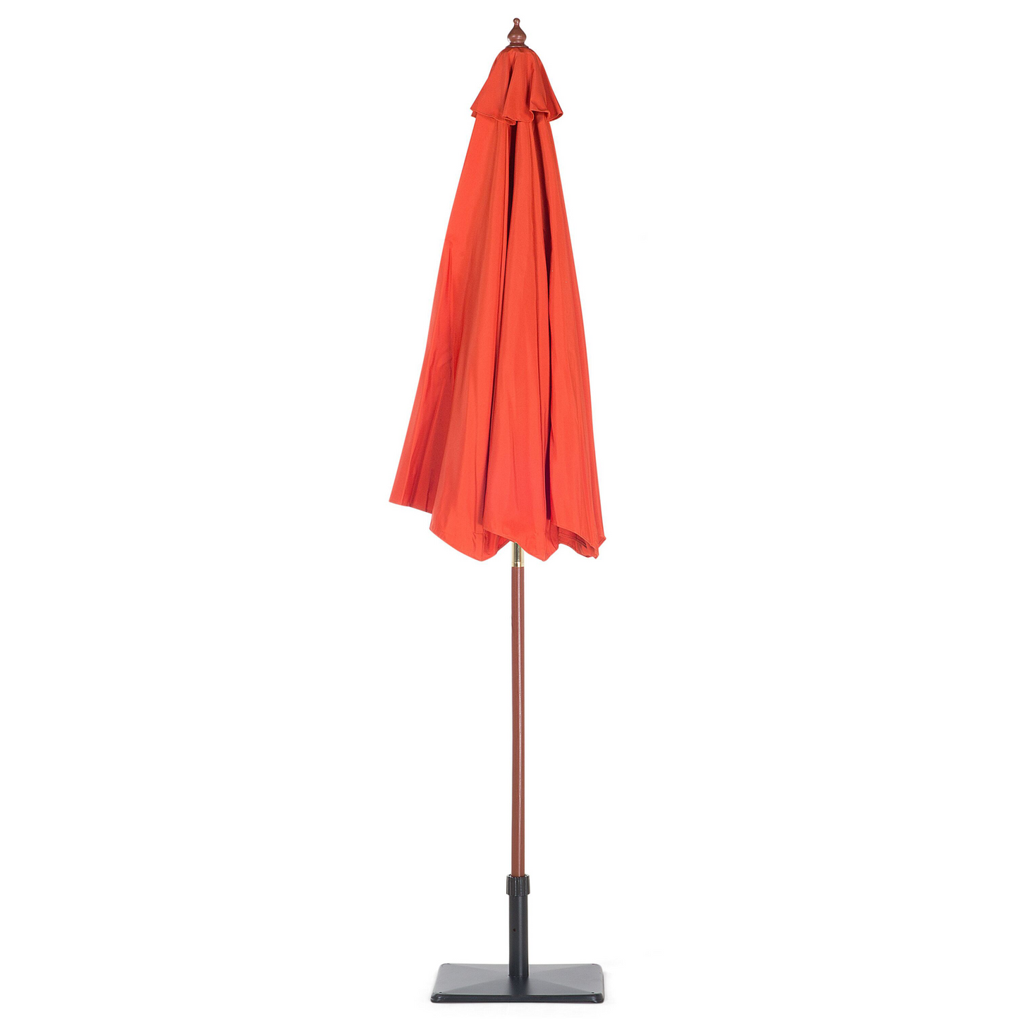 Garden Parasol Red 270cm Foldable Outdoor Modern