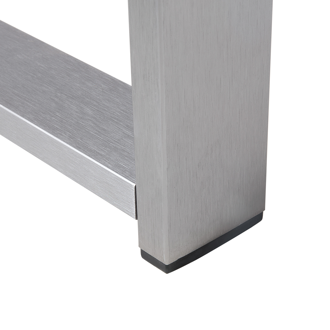 Outdoor Coffee Table Aluminium 90 x 50cm Dark Grey Modern