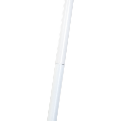 Brightline Floor Lamp White Metal 149cm Tripod Polycotton Drum Shade