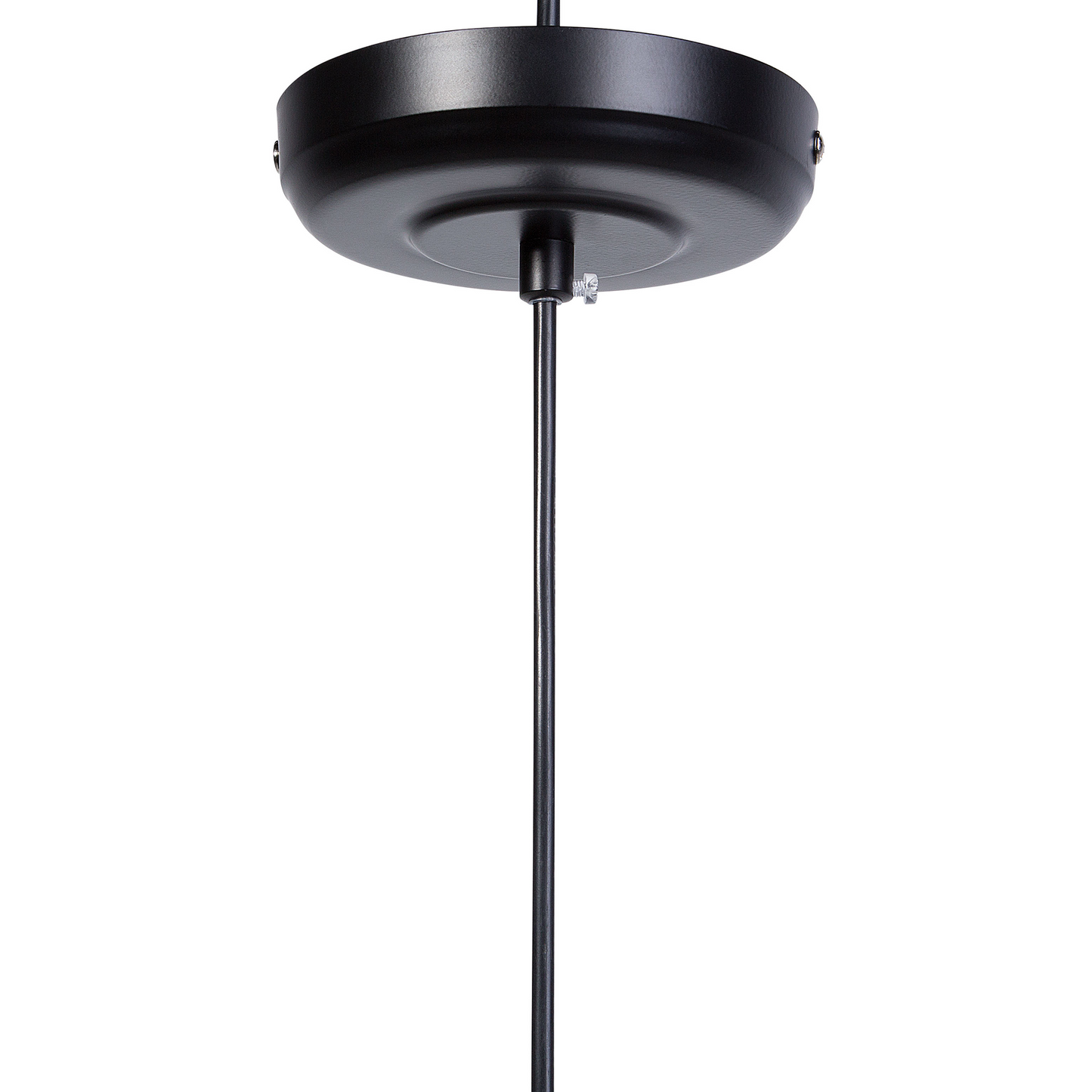 Hanging Light Pendant Lamp Black Wire Open Shade Industrial