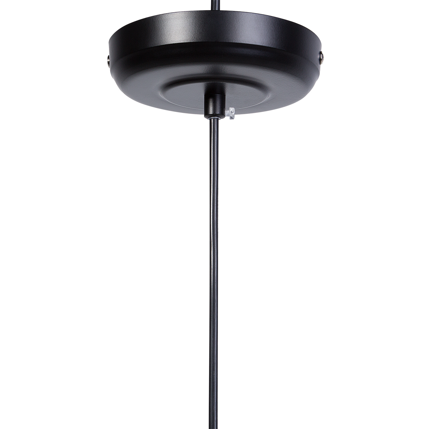 Hanging Light Pendant Black Wire Open Shade Industrial