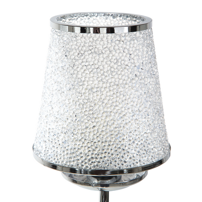 Emperor Lighting Six-Light Pendant Chandelier Glossy Silver Shades