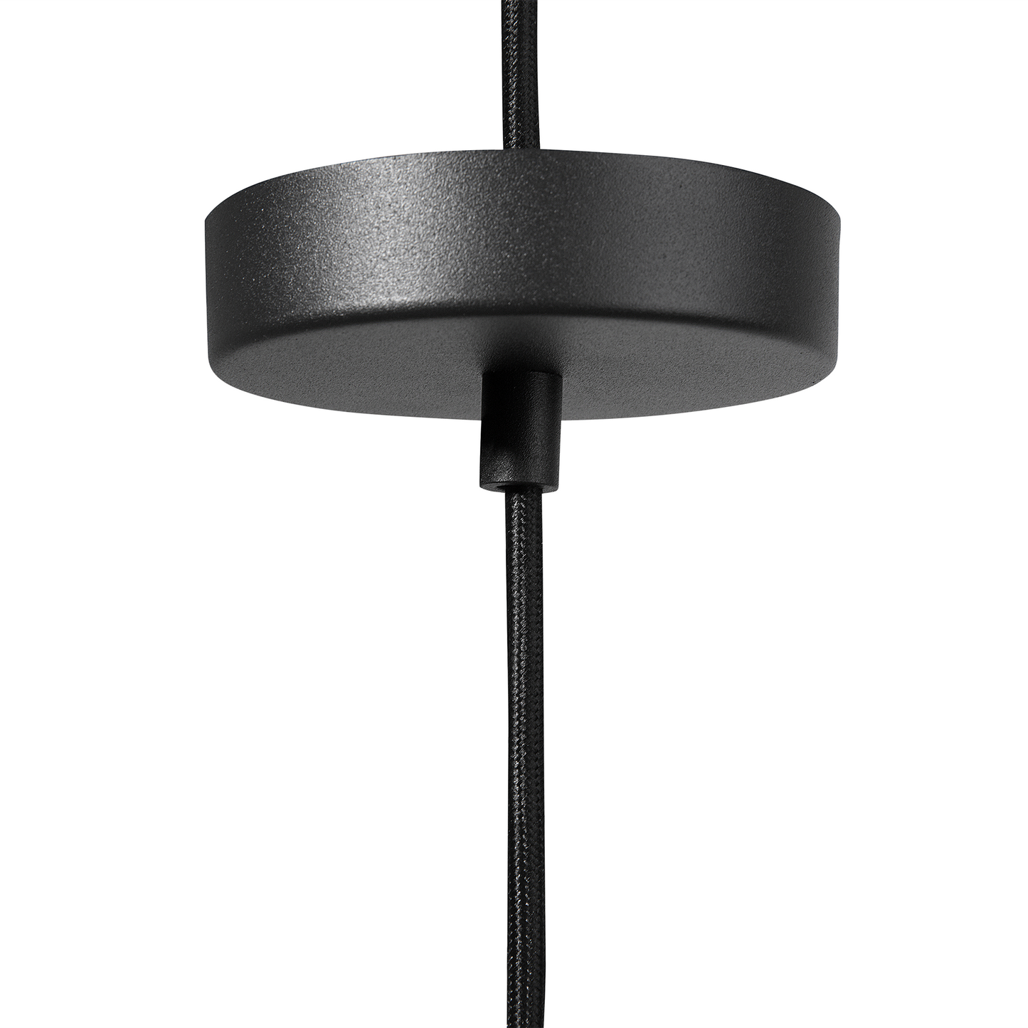 Black Half-Globe 1-Light Pendant Lamp With Gold Interior