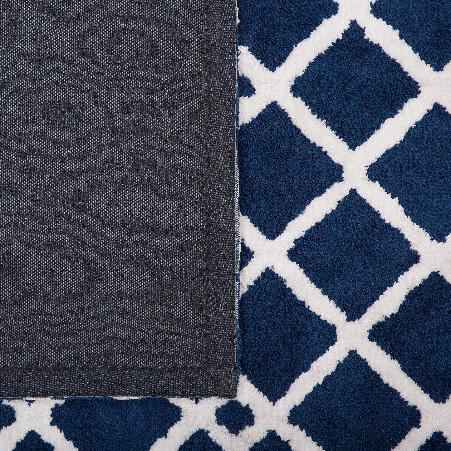 Azure Home Area Rug Blue 140 X 200cm Geometric Rectangular Modern Soft Durable Polyester