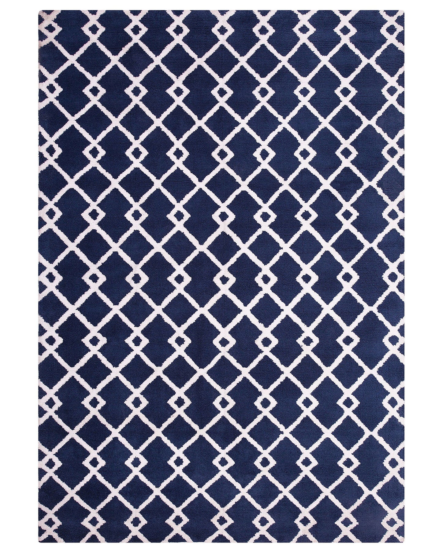 Geometric Modern Area Rug 160 X 230cm Soft Polyester Fabric Durable Backing