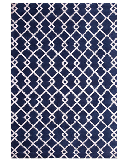 Geometric Modern Area Rug 160 X 230cm Soft Polyester Fabric Durable Backing
