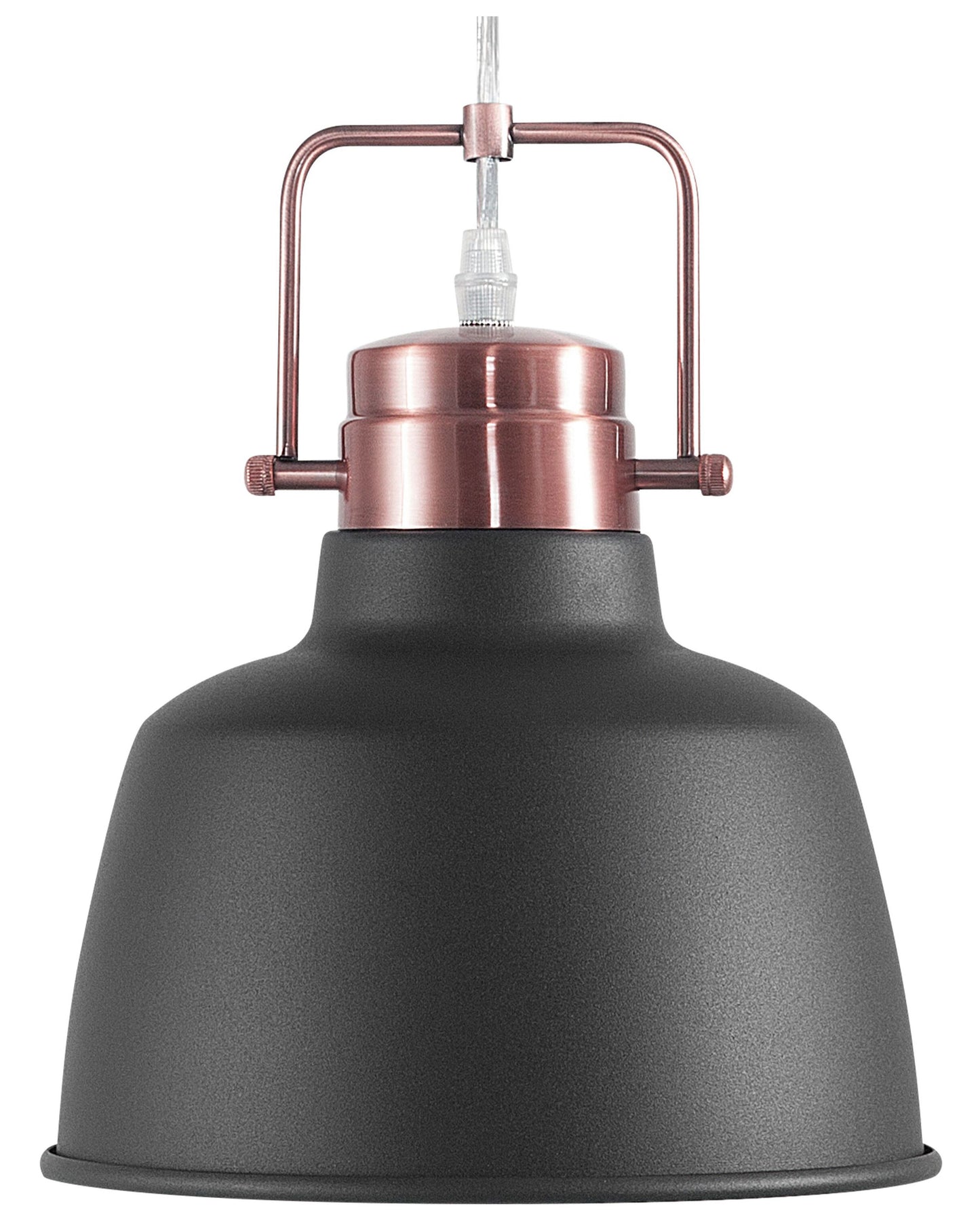 Graphite Grey Industrial Pendant Lamp 179cm