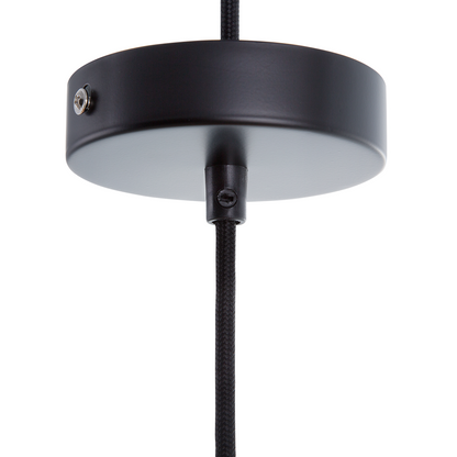 Pendant Lamp Black Metal Industrial Ceiling Light 30cm