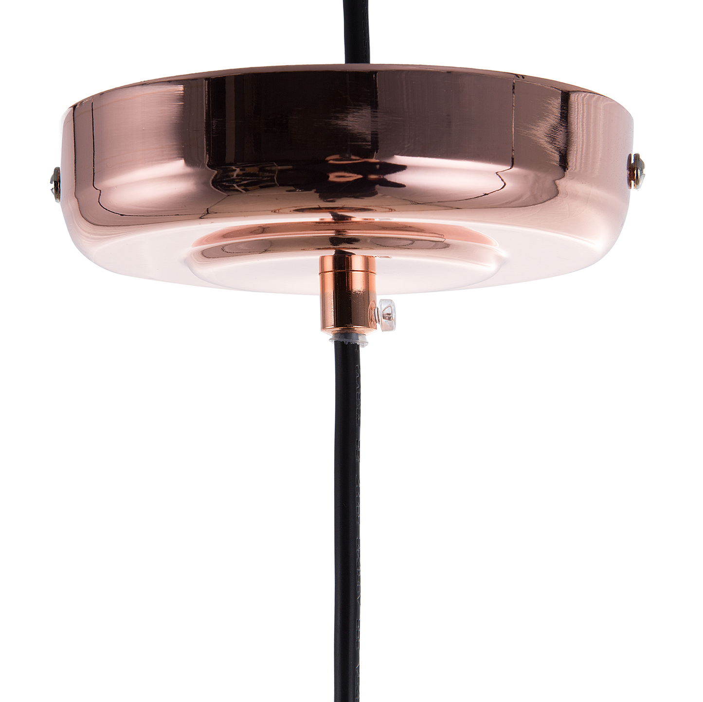 Ceiling Lamp Black 121cm Pendant Copper Cage Industrial