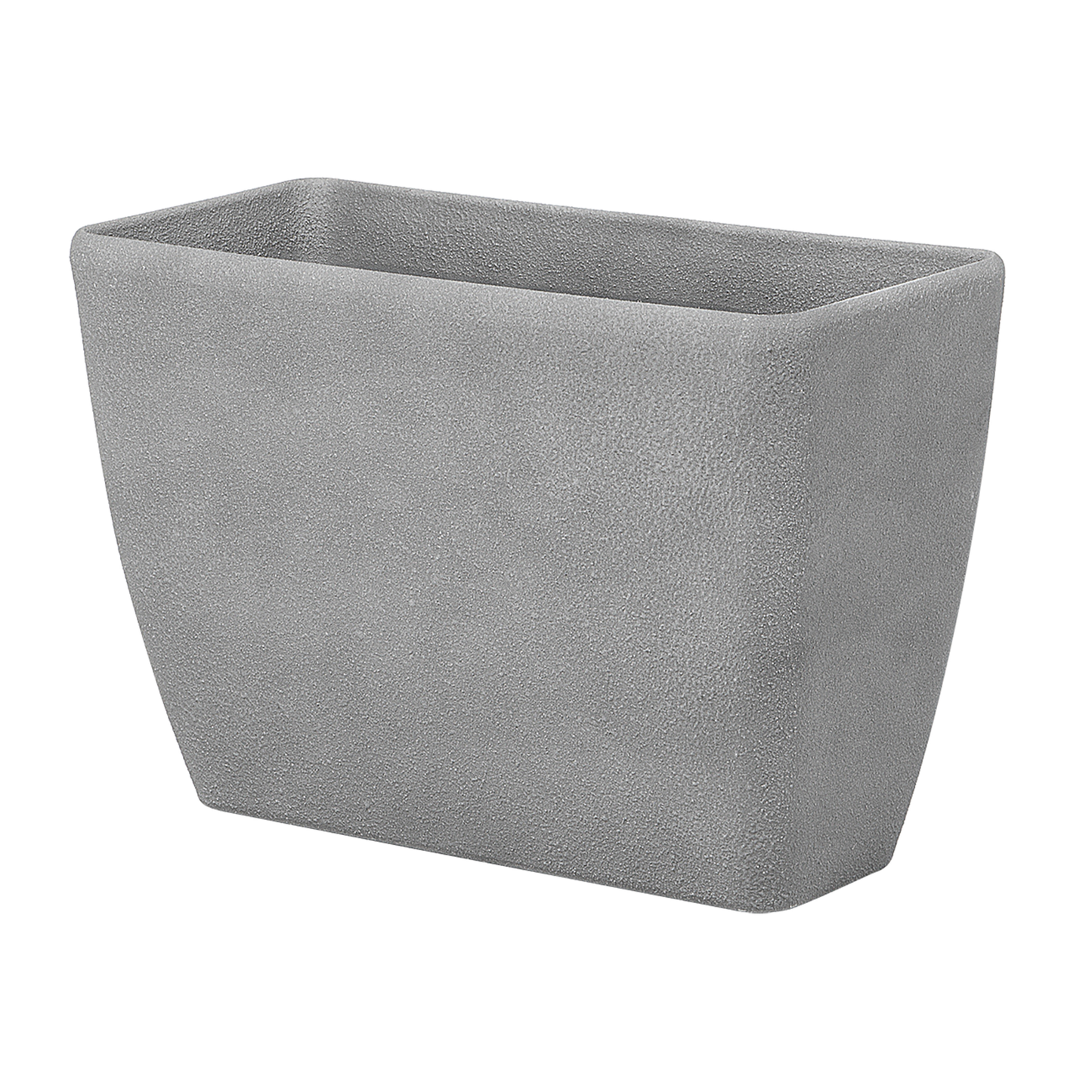 Grey Stone Plant Pot Flower Planter 60 X 27 X 41cm Modern Minimalist Outdoor Indoor Decor Accessories