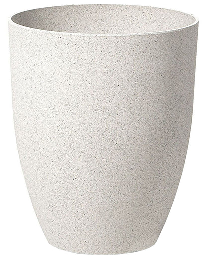 Arcadia Off White Stone Polyresin Planter 35 x 35 x 42cm Indoor Outdoor