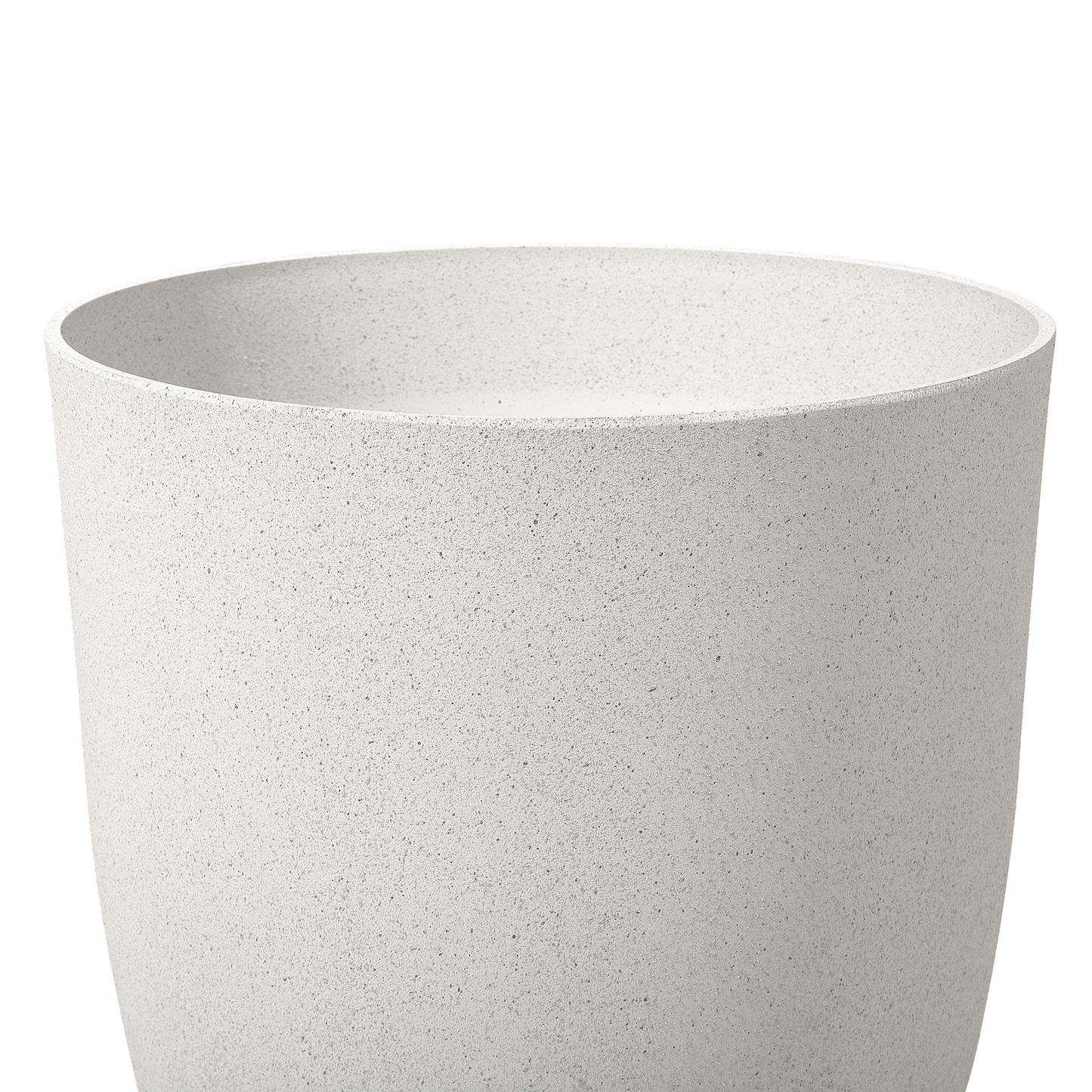 Arcadia Off White Stone Polyresin Planter 35 x 35 x 42cm Indoor Outdoor