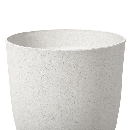 Arcadia Off White Stone Polyresin Planter 35 x 35 x 42cm Indoor Outdoor