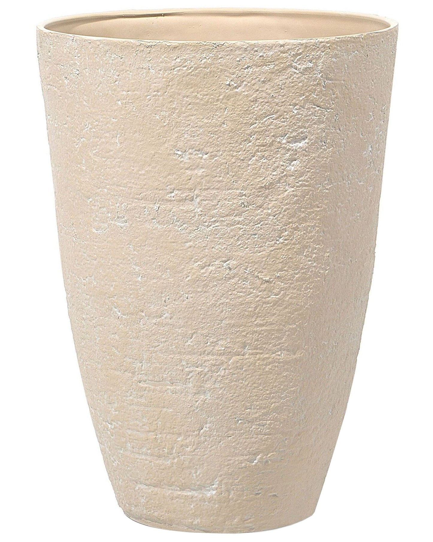 Plant Pot 51 x 51 x 71cm Textured Fibreglass Indoor Outdoor