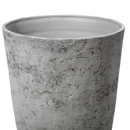 Textured Grey Stone Plant Pot 51 x 51 x 71cm Indoor Outdoor