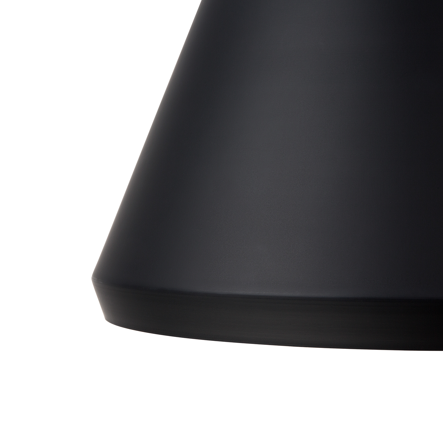 Nordic Glow Pendant Lamp Black With Gold Inner Aluminium Cone Shade