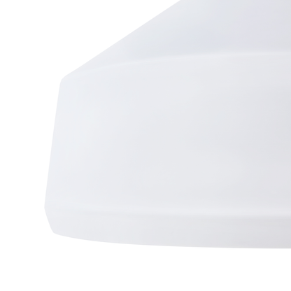 White Gold Wood Aluminum Pendant Lamp Geometric Shade