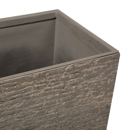 Brown Rectangular Plant Pot 45 x 60 x 25cm Indoor Outdoor