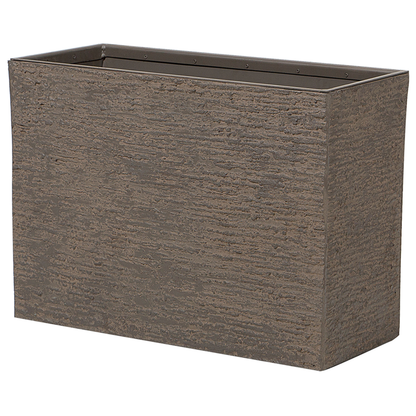 Brown Stone Plant Pot 50 x 70 x 29cm Indoor Outdoor Rectangular Planter Weatherproof