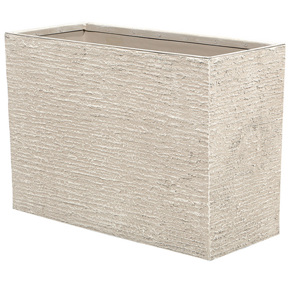 Everstone Beige Plant Pot 56 x 80 x 56cm Fibreglass Reinforced Indoor Outdoor Rectangular Planter