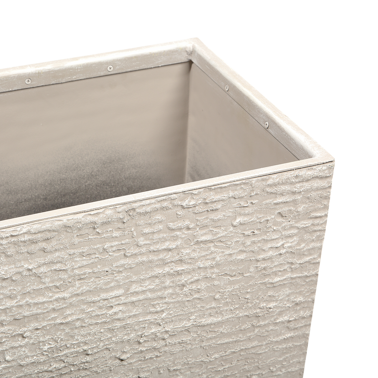Everstone Beige Plant Pot 56 x 80 x 56cm Fibreglass Reinforced Indoor Outdoor Rectangular Planter
