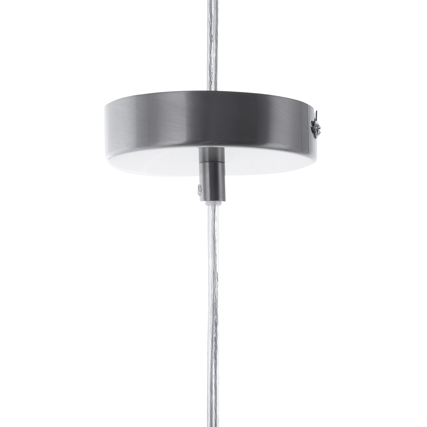 Smoked Grey Glass Pendant Lamp Industrial Ceiling Light