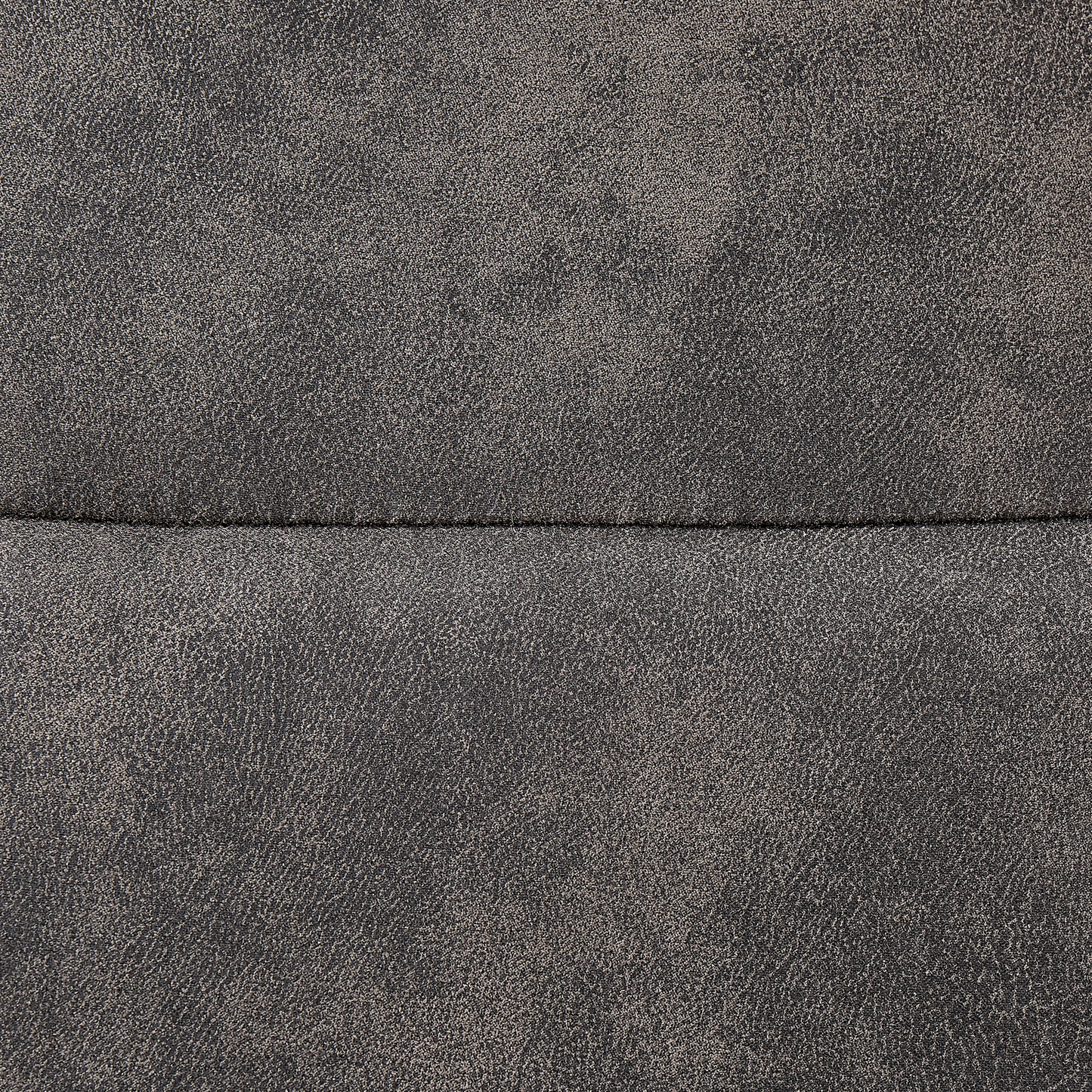 Set of 2 Grey Fabric Dining Chairs with Black U Shaped Legs