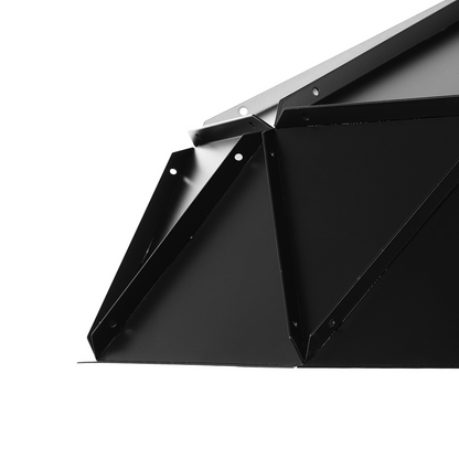Pendant Lamp Black Metal Geometric 1 Light Modern
