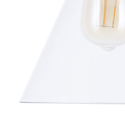 Haven Home Brass Glass Pendant Lamp Industrial Ceiling Light