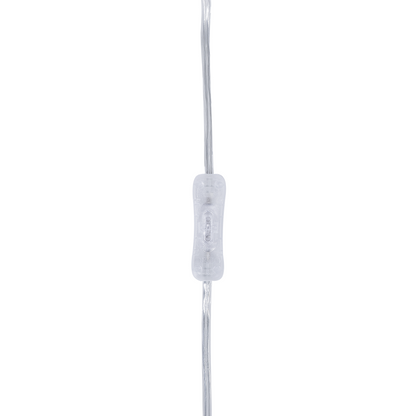Table Lamp With Light Brown Wood Base And White Polycotton Shade For Modern Interiors