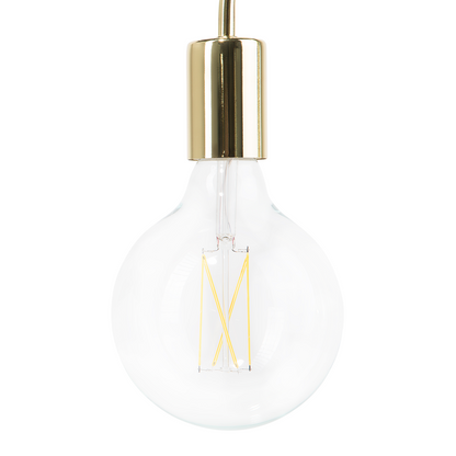 Gold Industrial Table Lamp No Shade