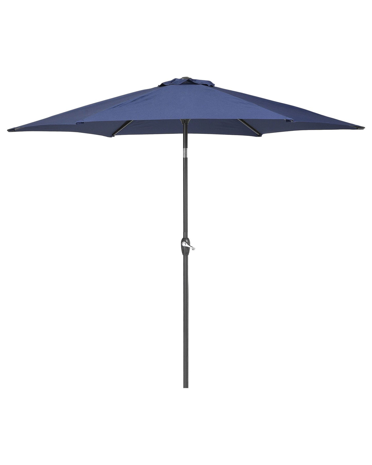 Garden Sun Parasol Navy Blue 230cm Weather Resistant Patio Umbrella