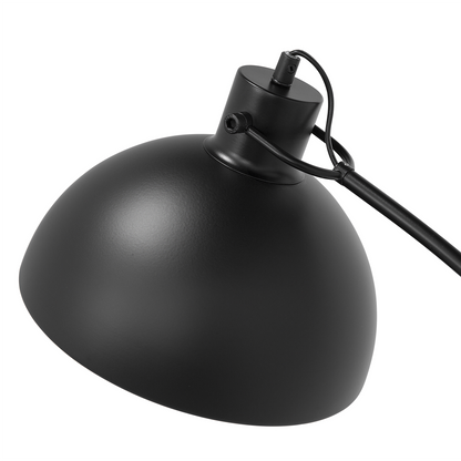 Floor Lamp Black 155cm Adjustable Industrial